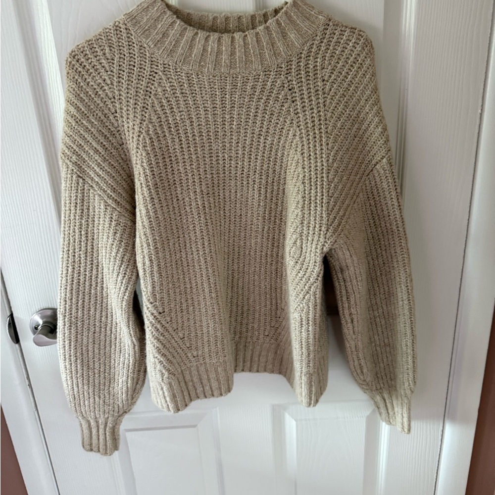 Old Navy Slightly Cropped Mock Neck Knit Sweater
